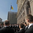 Урочистості з нагоди 25-ї річниці підняття у місті Києві національного прапора України